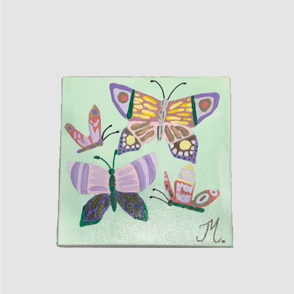Colorful Butterfly Canvas Art